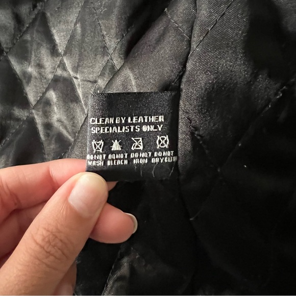 FINAL SALE Vintage Genuine Leather Black Jacket - Picture 13 of 16